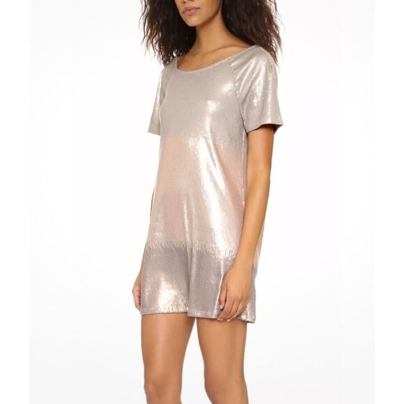 Free People Sequin Drape Mini Dress - Picture 2 of 6